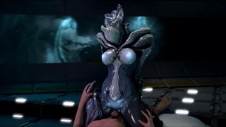 3D Creepy Alien Girl Rides Pênis Humano!