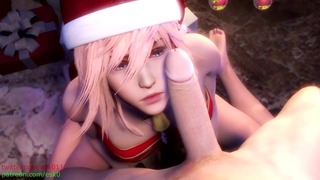Final Fantasy Blitz-Weihnachts-Blowjob