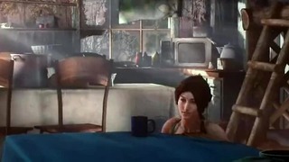 Lara Croft blowjob Tomb Raider