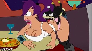 リーラとエイミーが犯される Futurama ポルノパロディー| Nstatによる
