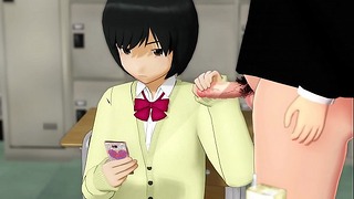 [MMD] School Girl Cowgirl Riding