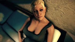 Cassie Cage Takes Care of a Horny Cock 3D Creampie