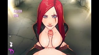 Katarina Gets a Massive Cumshot All Over Her Big Boobs