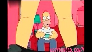 Marge Simpsons kreskówki porno