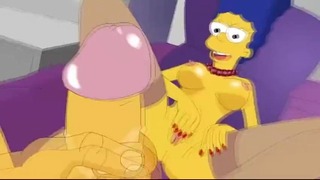 Simpson Marge Masturbe