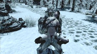 Skyrim: Dragonborn Fucks A Troll
