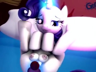 My Little Pony Rarity Gets Her Wet Pussy Pounded - XAnimu.com