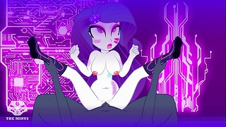 EQG Girls Fuck Loop Музыка Mittsies, Анимация от Spectre-Z