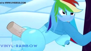 My Little Pony Rainbow Dash doggystyle anaal neuken