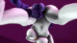 MLP Futa Animation de polédance de striptease de rareté 60FPS