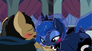 (Mlp Sex Animation) Księżniczka Luna obciąganie część 2