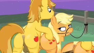My little Pony：Applejackに乗る