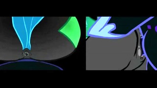 Nightmare moon and Chrysalis sex