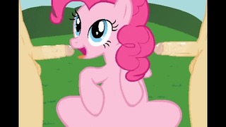 Pinkie Pie MLP Dubbel Avsugning Med Cumshot