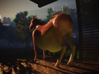 Girl Having Sex With Horse Cartoon Porn - Eaten By Horse - XAnimu.com