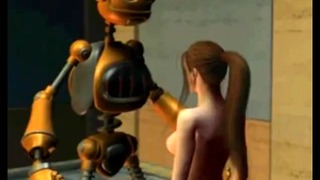 Mädchen fickt Roboter
