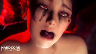 (3D) MOSTRO ENORME Distruggendo una piccola ragazza arrapata XXX