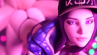 Video di sesso di animazione di alta qualità di KDA Akali