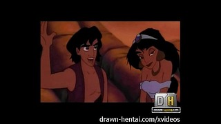 Aladdin Porn - Seks na plaży z Jasmine