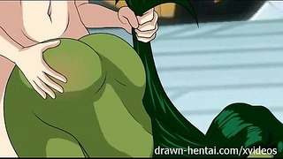 fantastická čtyřka Hentai - Odlévání She-Hulk