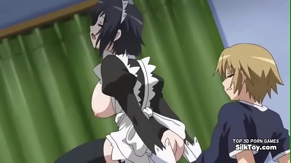 Anime Big Tits Fucked - Maid With Big Tits Squirts from Anal Fucking - XAnimu.com