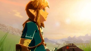 3d Anime Legend Of Zelda Breath Of The Crazy + Link