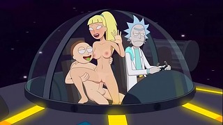 Savanyú uborka Rick and Morty baszd meg Jessica apró punciját