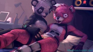 Halata miehistön johtaja ja Panda miehistön johtaja Meatroza (äänellä)