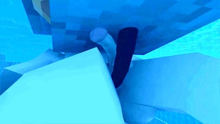 Хранитель занимается сексом с Futa Underwater