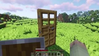 ドアを開ける方法 Minecraft
