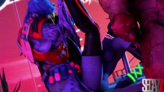 Mass Effect: Liara On The Nightclub