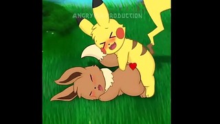 Pokemon –ピカチュウとイーブイ–セックス