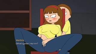 Rick + Morty – A Way Back Place Part 51 Morticia Riding Penis By Loveskysan69