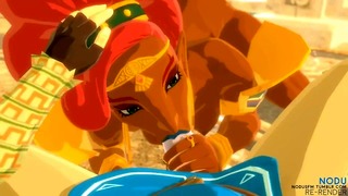 Treinando com a Urbosa | Zelda Hentai