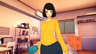 (3д Hentai)(persona) Секс із Садайо Кавакамі