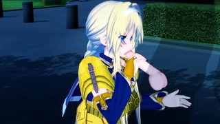 Alice Sword Art Online Koikatsu 3D Sex animace
