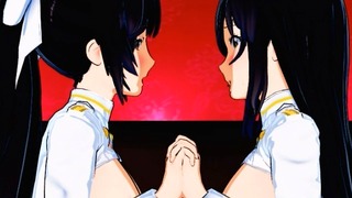 Azur Lane - Atago & Takao 3d Anime Πορνό Threeway