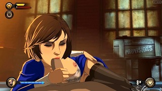 バイオコック親密– Bioshock ：ゾーン別のエリザベスセックスアニメーション