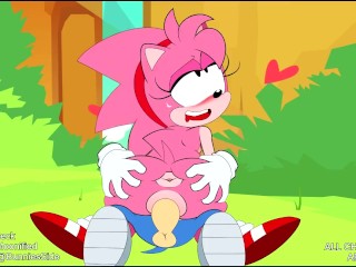 Girl Sex With Sanik - Classic Amy Rose Fucks Sonic - Sonic The Hedgehog Porn - XAnimu.com