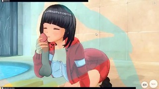 [cm3d2] – 소드 아트 온라인 Anime, Suguha Kirigaya가 목욕을 위해 합류합니다.