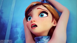 Dondurulmuş Elsa Anime