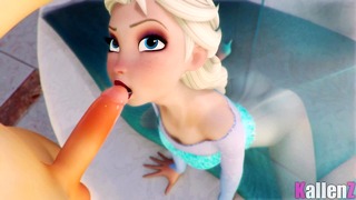Frozen Big Boobs Porn - Elsa from Frozen POV 3D Blowjob - XAnimu.com