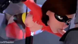 Incredibles Lastik Kız Sıkışmış