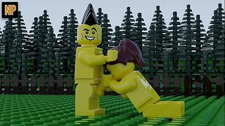 Lego porno se zvukem - anální, kouření, vaginální olízl a vaginální