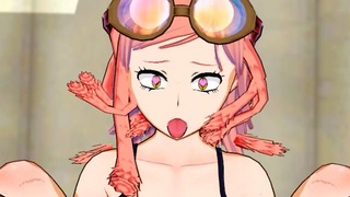 My Hero Academia - Mei 3D kalap Anime Pornó