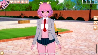 My Hero Academia Mina Ashido and Izuku Midoriya School Fun Times