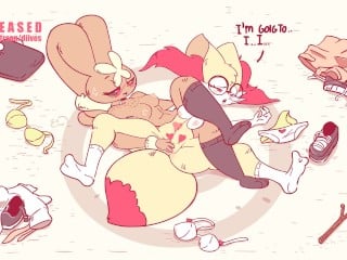 Pokemon Domination Porn - Pokemon Lopunny Dominating Braixen in Wrestling (by Diives) - XAnimu.com