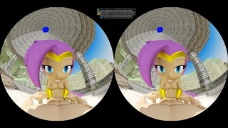 Pov Shantae Cowgirl virtuele realiteit Anime Door Doublestuffed3d