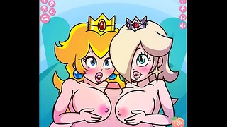 Countess Peach + Rosalina Titjob