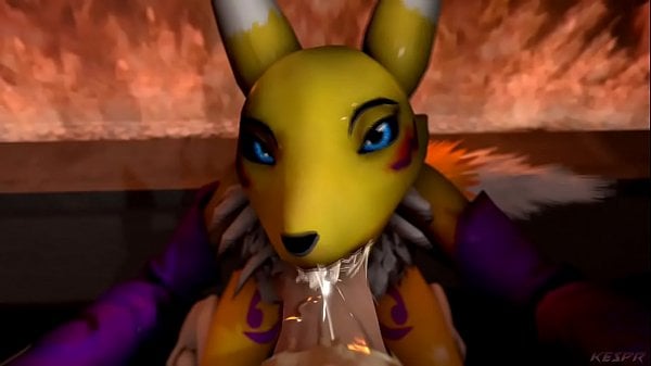 Renamon is so Horny She Deepthroaths Human Dicks 3D Compilation - XAnimu.com